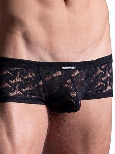 Соблазнительные брифы с современным дизайном черного цвета Manstore 211827c8000